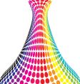 Rainbow vase vector image