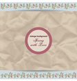 Vintage background vector image