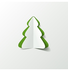 Stylized Christmas tree vector image