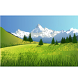 Mountain landscape vector image