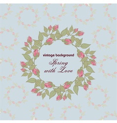 Vintage background vector image