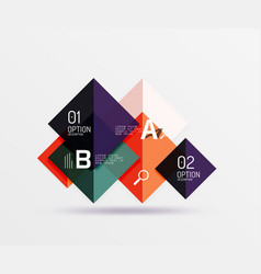 Square banner Square banner vector image