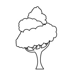 Black tree Royalty Free Vector Image - VectorStock
