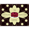 Cake background vector image