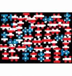 Jigsaw puzzle vector image