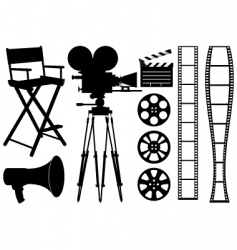 Film industry vector image