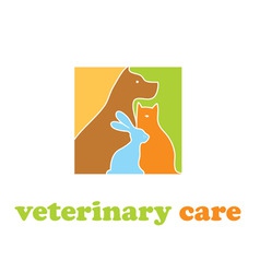 Veterinary care vector image