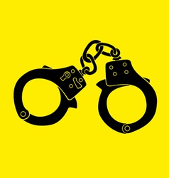 Handcuffs vector image
