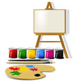 Painting accessories vector image