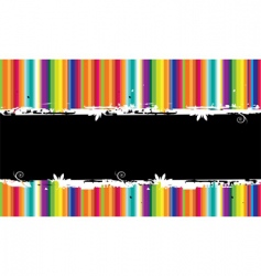 Grunge banner vector image