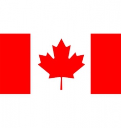 Canadian flag vector image