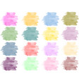 Watercolor background set vector image