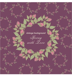 Vintage background vector image