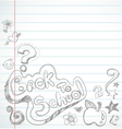 Back to school vector image