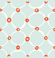 Sketchy circles seamless pattern vector image