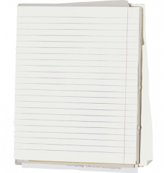 Note book sheets vector image