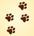 Wildlife cartoon trace vector image