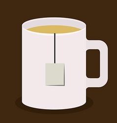 Tea party invitation Royalty Free Vector Image