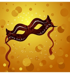 Holiday background with theater mask vector image