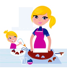 Christmas baking vector image