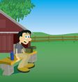 Taking a break Taking a break vector image