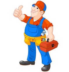 Plumber vector image