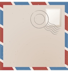 Old letter vector image