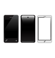 Touch screen smart phones vector image