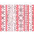 Cute straight seamless lace set vector image