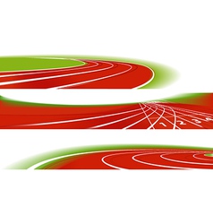 Sport athletic banners vector image