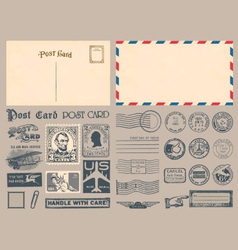 Postage Stamps vector image