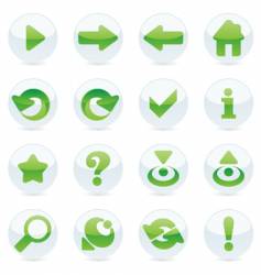 Internet icons vector image