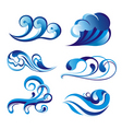 Waves vector image