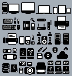Computers and Peripherals vector image