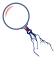 Zoom magnifier vector image