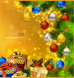 Christmas background vector image