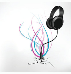 Music background vector image
