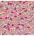 Sweet pattern vector image