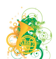 Trombone graphic vector image