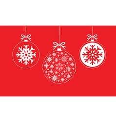 Red ball balls background vector image