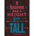 Vintage Saint Valentines typography Can be used vector image