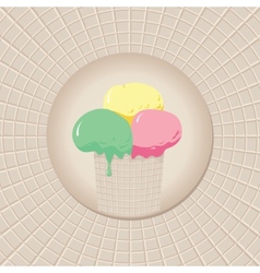Ice cream vector image