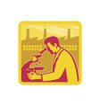 Scientist Researcher Factory vector image