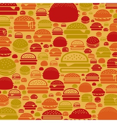 Hamburger a background vector image