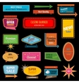Retro banner motel sign vector image