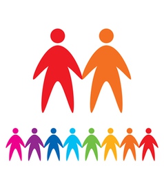People icons vector image