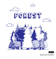 Woods vector image