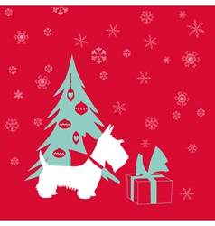 Cute Christmas Card vector image