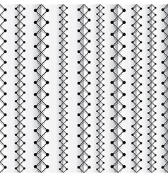 Seams seamless pattern vector image