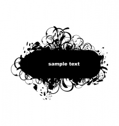 Grunge banner vector image